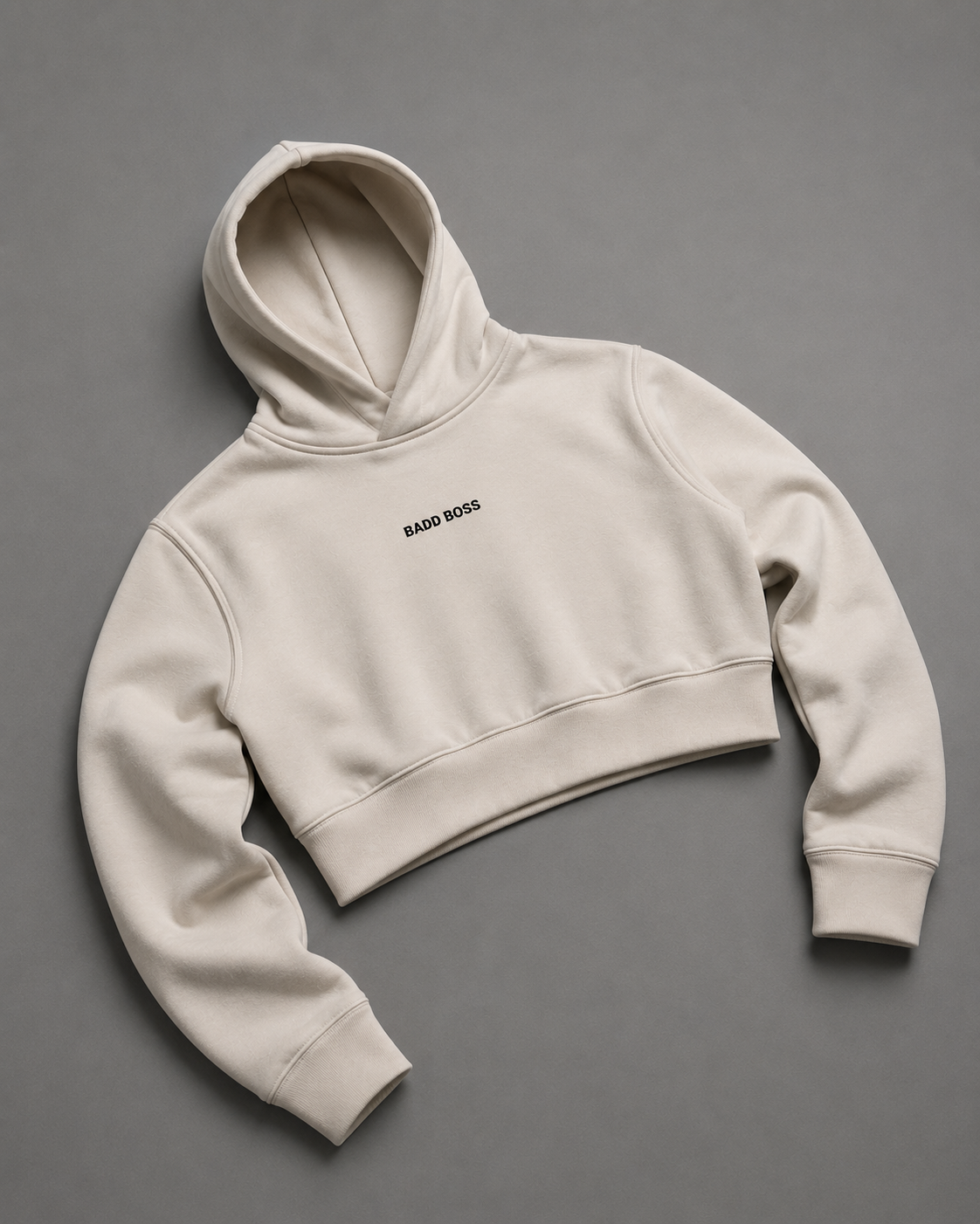 BADD Essentials Cropped Hoodie