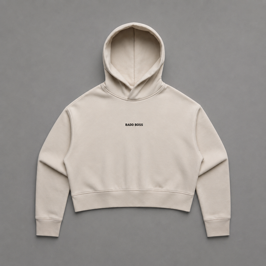 BADD Essentials Cropped Hoodie