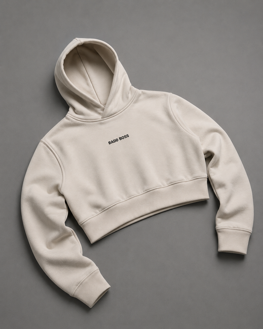 BADD Essentials Cropped Hoodie
