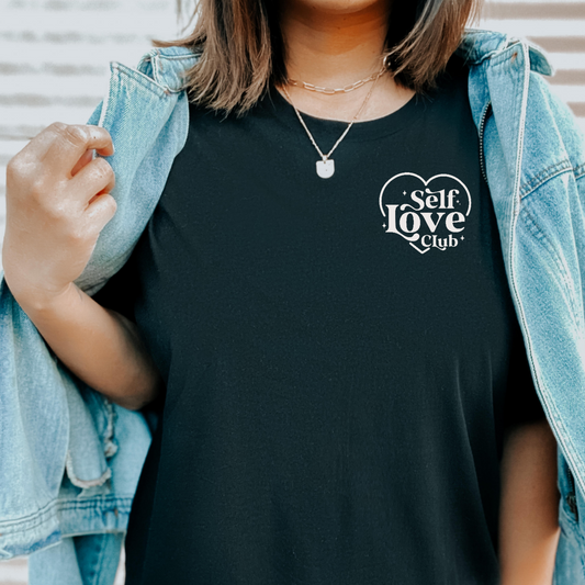 Self Love Club T-Shirt Black