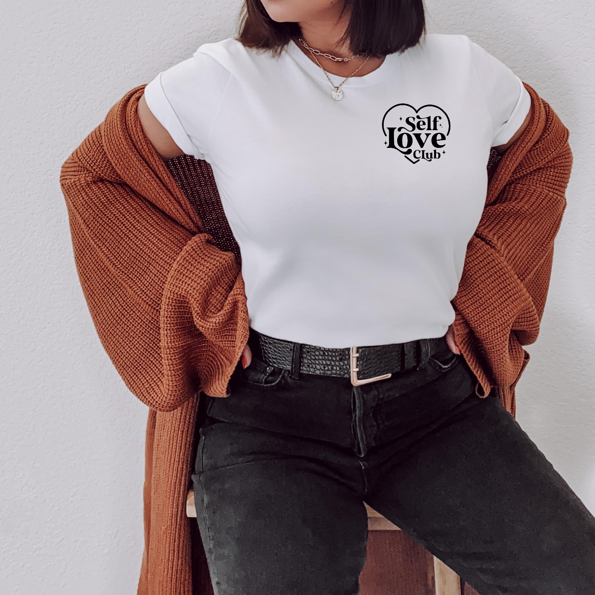 Self Love Club T-Shirt White