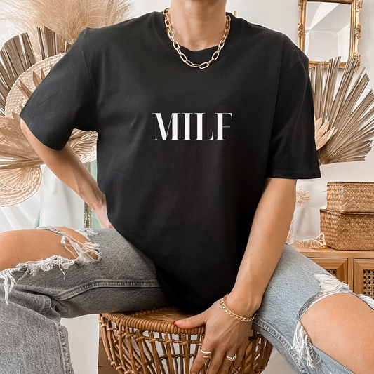 Milf T-shirt White