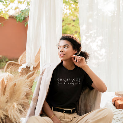 Champagne For Breakfast Tee