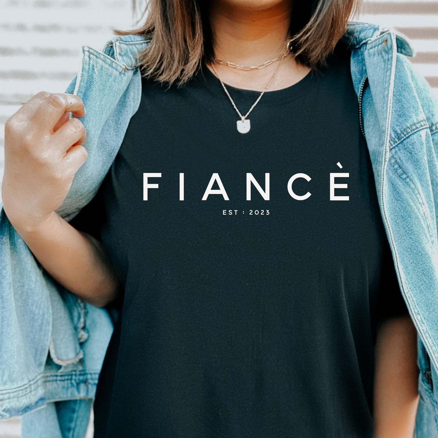 Fiance Tee Black