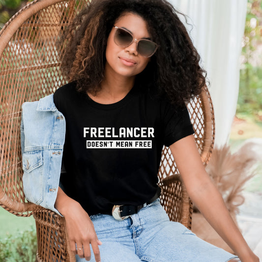 Freelancer T-shirt Black Tee