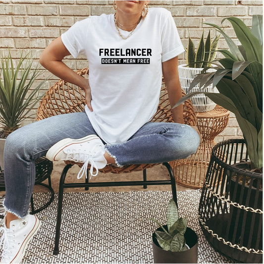 Freelancer T-shirt White Tee