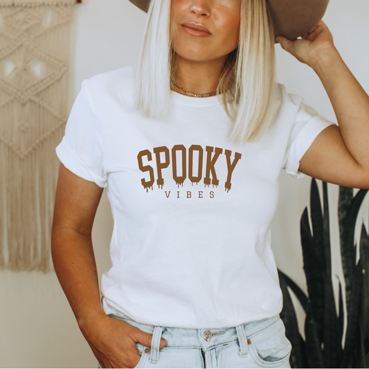 Spooky Vibes Tee White