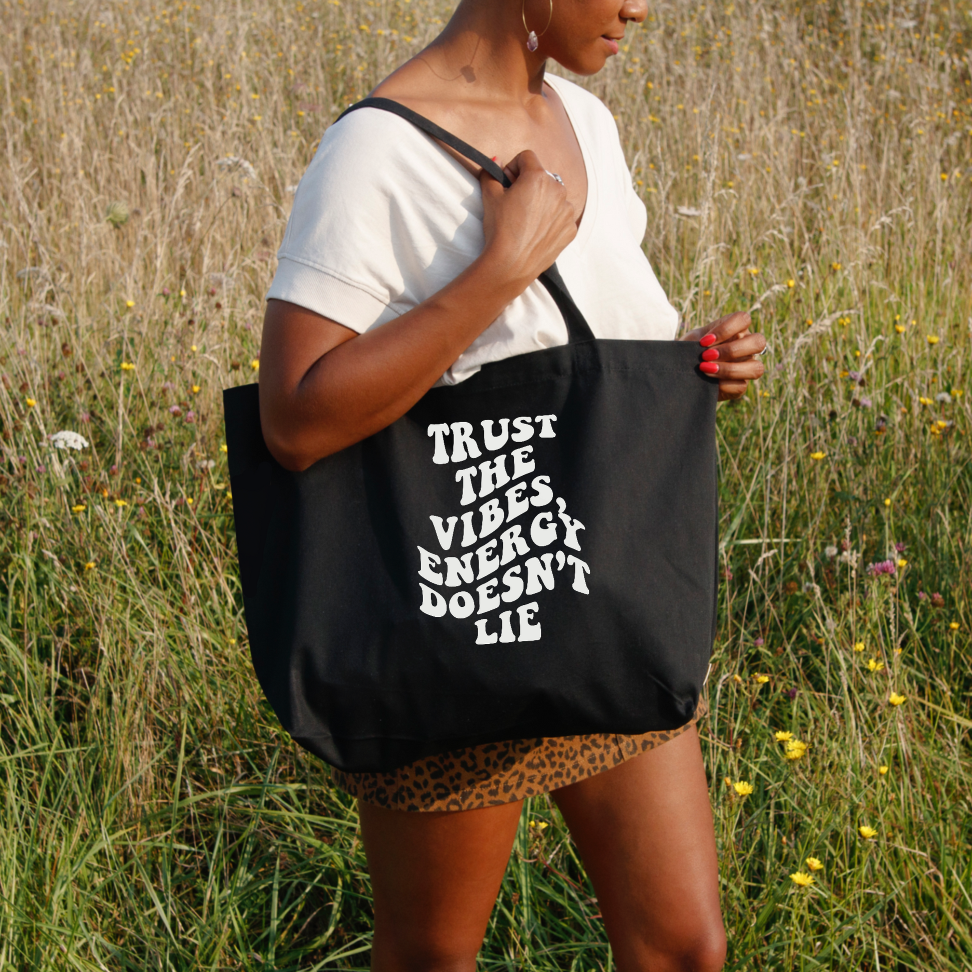 Trust The Vibes Tote Bag