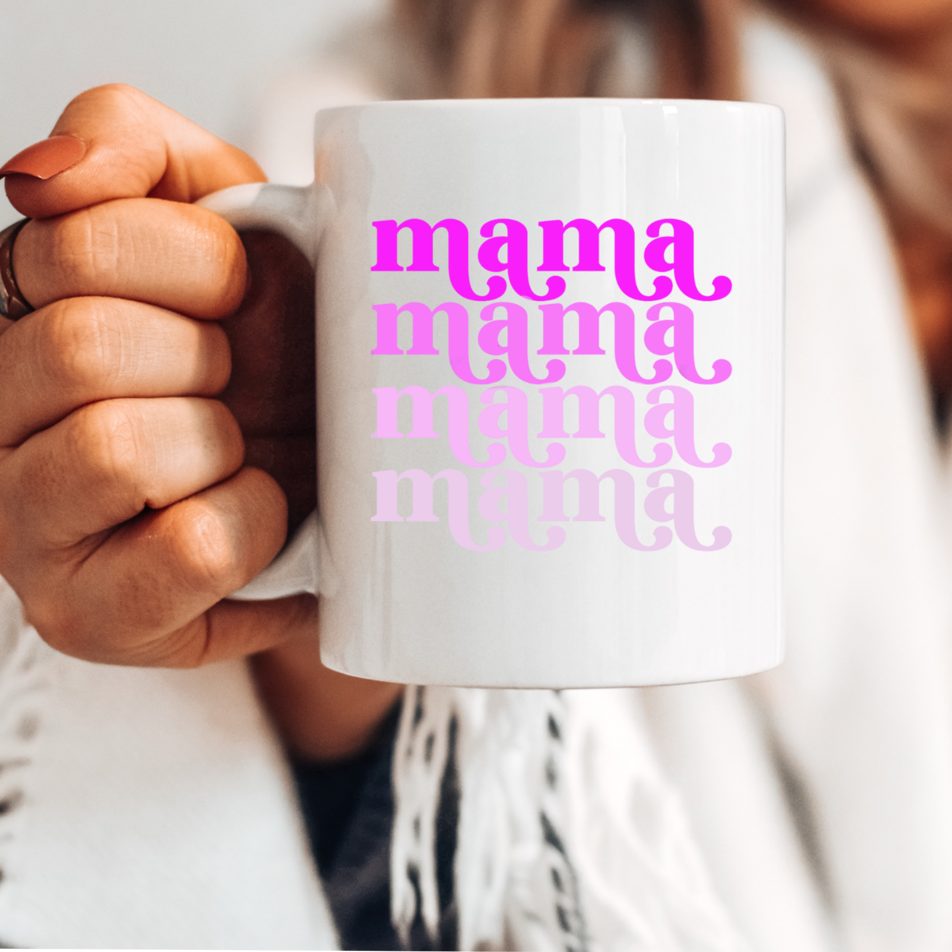 Mama Mama Mug Pink