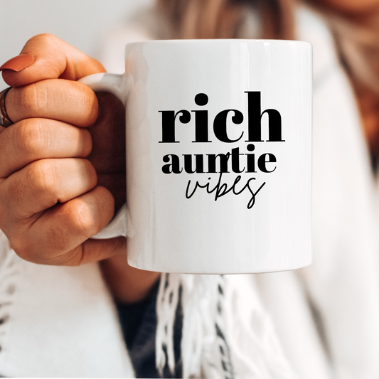 Rich Auntie Vibes Mug